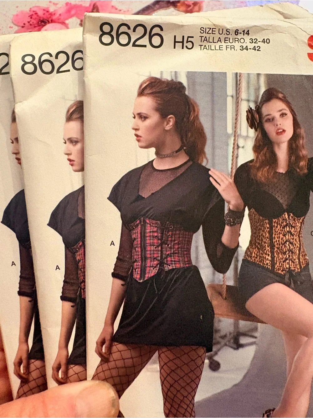 BN UNCUT SIMPLICITY 8626 A SEWING PATTERNS HALLOWEEN COSTUMES CORSETS